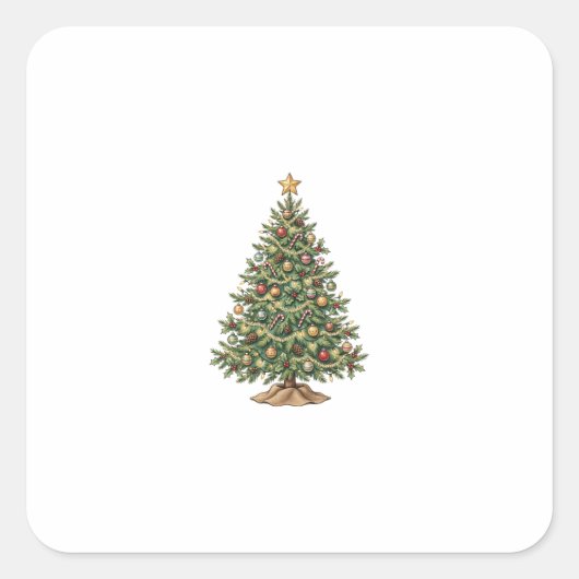 Sticker Kerstfeest (Voorkant)