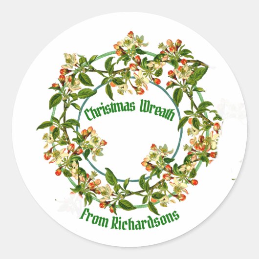 Sticker kerstfeestvieren van de kind (Voorkant)