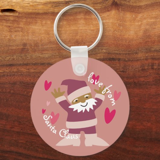 sticker Kerstman Sleutelhanger (Voorkant)
