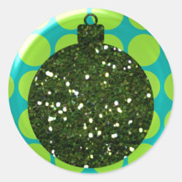 Sticker kerstornament Ball