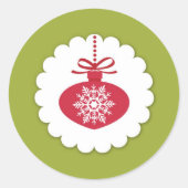 Sticker kerstornament Ball (Voorkant)