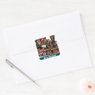 Sticker kerstvakantie  feestdag