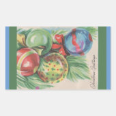 sticker kerstversieringen uit 1940 (Voorkant)