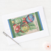 sticker kerstversieringen uit 1940 (Envelop)