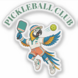Sticker Kids Gepersonaliseerde Pickleball Club Mas