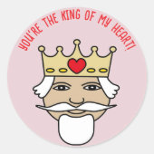 Sticker king of my heart (Voorkant)