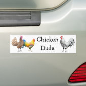 Sticker Kip Kerel bumpersticker (Op auto)