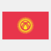 Sticker Kirgizië (Voorkant)