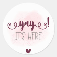 Sticker, Klassieke Ronde Stickers.