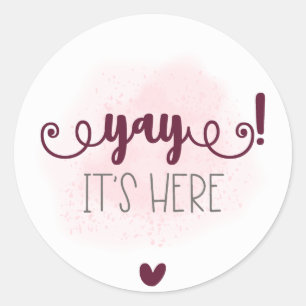 Sticker, Klassieke Ronde Stickers. Ronde Sticker