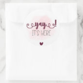 Sticker, Klassieke Ronde Stickers. Ronde Sticker (Tas)