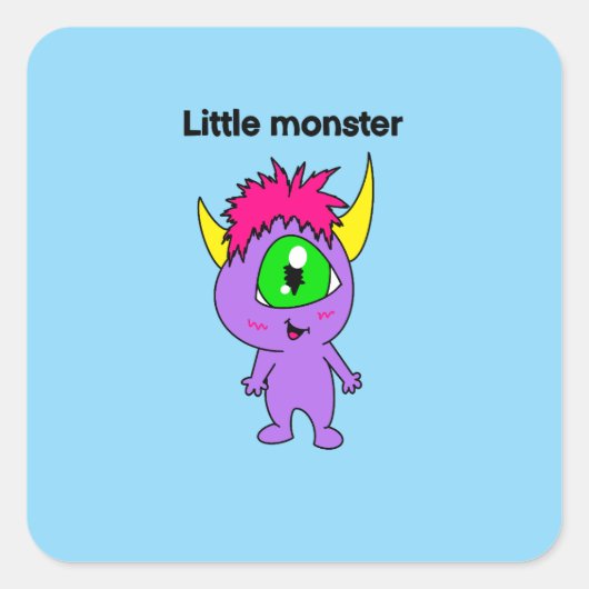 Sticker Kleine Monster (Voorkant)