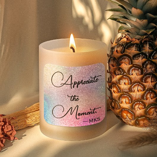 Sticker kleurrijk | Initialen en positieve bevesti