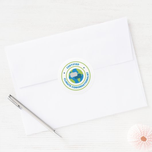 Sticker - Klimaatgesprekspartner (Envelop)