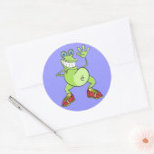 sticker knaagdier "cartoon" grappig kikker (Envelop)