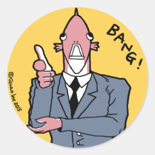 Sticker: KNAL! Ronde Sticker