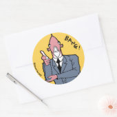 Sticker: KNAL! Ronde Sticker (Envelop)