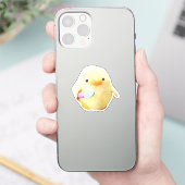 Sticker Knife Duck Plush Meme (Telefoon)