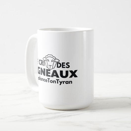 Sticker Koffiemok (Voorkant links)