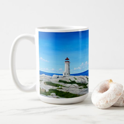 Sticker Koffiemok (Met donut)