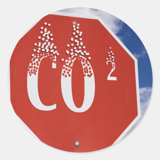 STICKER koolstofvoetafdruk (Voorkant)