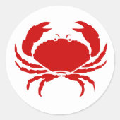 Sticker krab (Voorkant)