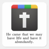 sticker kruispictogram (Voorkant)