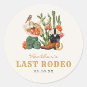 Sticker Laatste Rodeo (Voorkant)