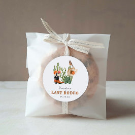 Sticker 'Laatste Rodeo' op maat