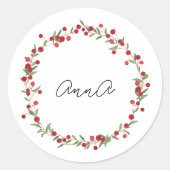 Sticker, Label - Roos (Voorkant)