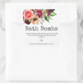 Sticker label voor handgemaakte badbommen (Tas)