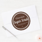 Sticker label voor handgemaakte chocoladesuiker sc (Envelop)