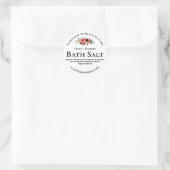 sticker label voor homemade bath Salt (Tas)
