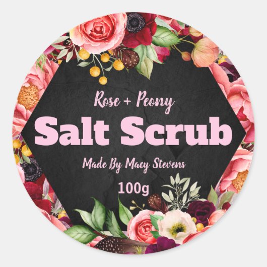 sticker label voor homemade-zout (Voorkant)