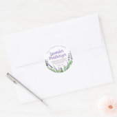 Sticker label voor zelfgemaakte lavendel vochtinbr (Envelop)