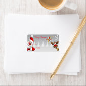 Sticker labels voor kerstcadeautjes voor kerstmis  (Insitu)