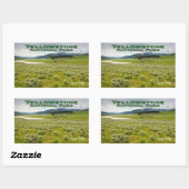 Sticker: Lamar Valley #2 (Rechthoek) Rechthoekige Sticker (Vel)