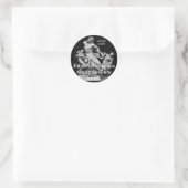 sticker: laocoon ronde sticker (Tas)