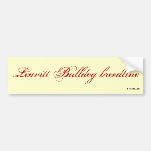 Sticker Leavitt breedline (Voorkant)