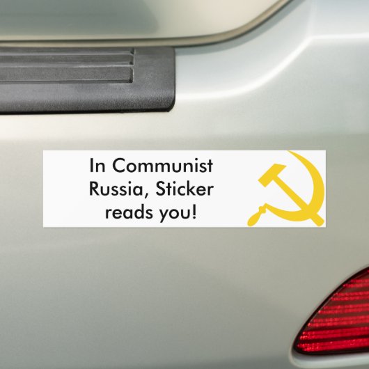 Sticker leest je. (Op auto)