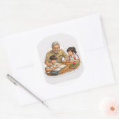 Sticker Leraar Helpt Studenten (Envelop)