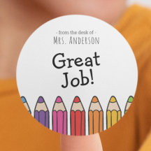 Sticker-lerarennaam aanmoedigen