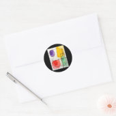 Sticker Levende kleuren (Envelop)