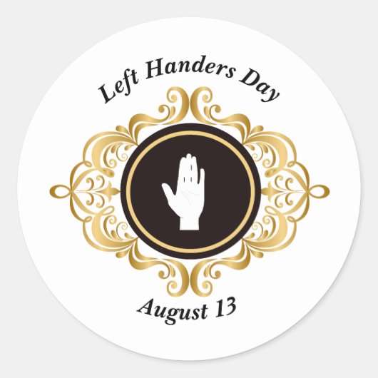 Sticker Linkerzijde Handers Day Silhouette (Voorkant)