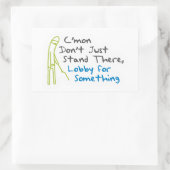 Sticker - Lobby for Something (Tas)