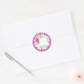 Sticker/Lollipop en Stippen Ronde Sticker (Envelop)