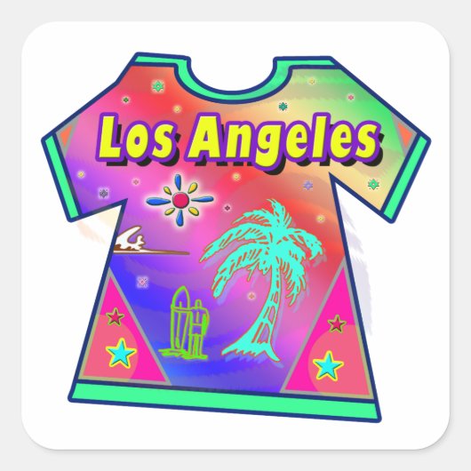 sticker "Los Angeles Vivid 3" (Voorkant)