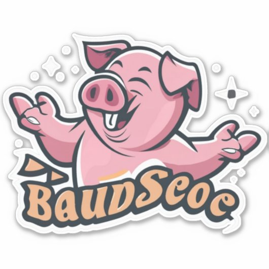 Sticker Lovers Paradise Pig Stickers (Voorkant)
