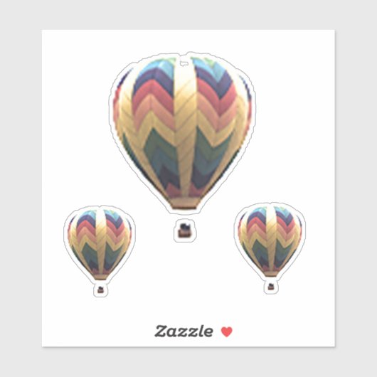 Sticker - Luchtballonnen (Vel)