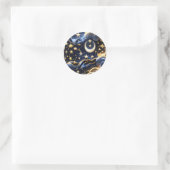 Sticker - Luxe ontwerp van maanfasen in hemels the (Tas)